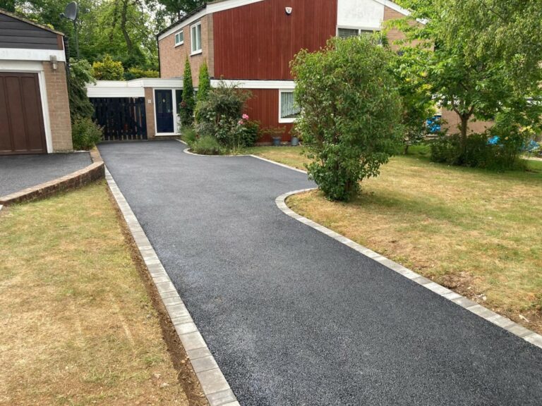 Tarmac Driveway with Brick Borders in Gravesend, Kent