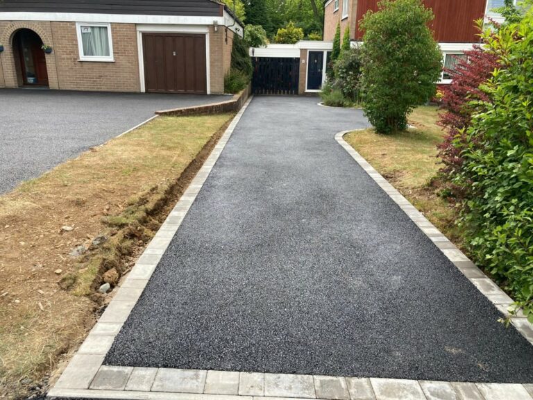 Tarmac Driveway with Brick Borders in Gravesend, Kent