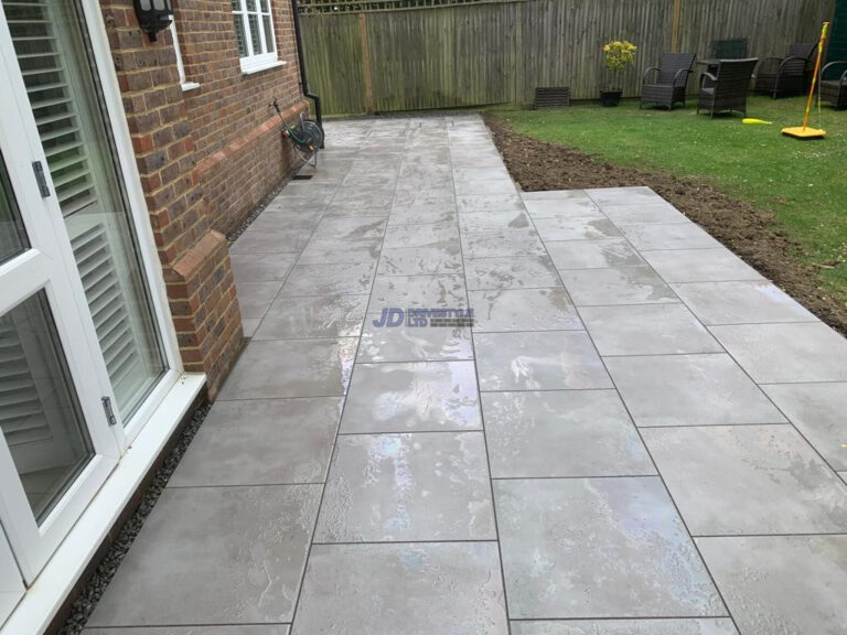 Porcelain Tiled Patio In Bearsted, Kent (10)