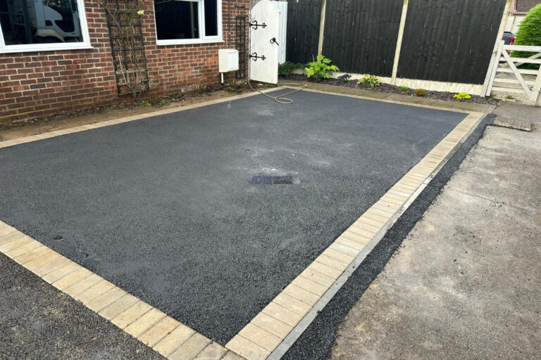 Tarmac Driveway With Contrasting Block Paved Border In Maidstone, Kent (4)
