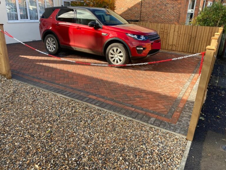 Block Paving Driveway With New Fence In Ashford, Kent (5)