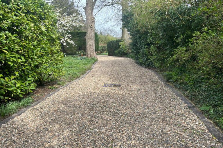 Gravelled Driveway With Brick Border In Camber Sands (10)