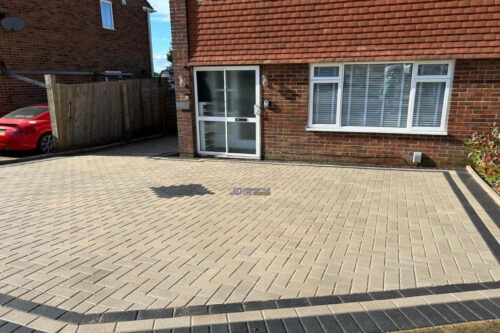 Block Paved Driveway With Charcoal Diamond And Borderline In Tunbridge Wells, Kent (7)
