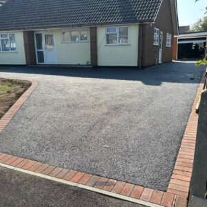 Tarmac Driveway with Brick Border and Sandstone Step in Whitstable,…