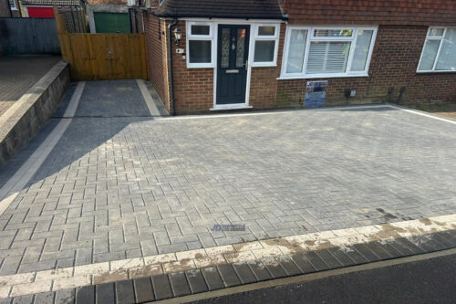 Block Paved Driveway With Dropped Kerb In Tunbridge Wells, Kent (8)