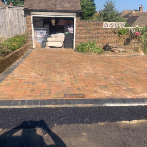 Block Paved Driveway with New Steps in Bexhill-on-Sea