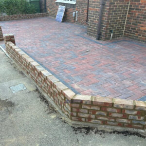 Block Paved House Entrance in Ashford, Kent