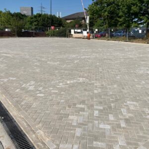 Block Paving Car Park in Dartford, Kent