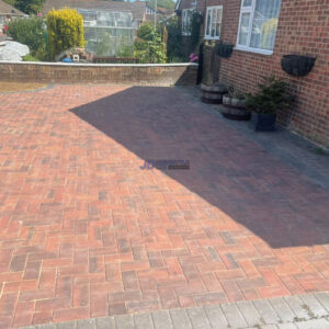 Brindle Block Paved Driveway in Romney Marsh, Kent