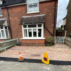 Driveway with Autumn Block Paving in Sevenoaks