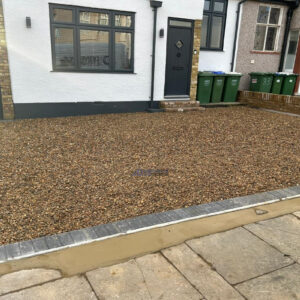 Gravelled Driveway with Brick Border and New Step in Bexley,…