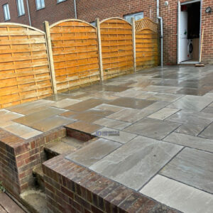 Indian Sandstone Patio in Ashford, Kent