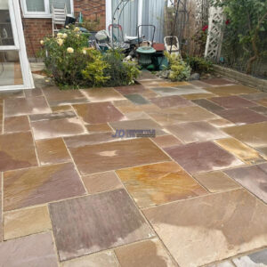 Indian Sandstone Patio in Folkestone