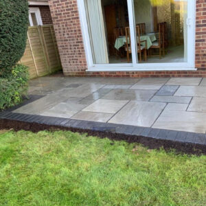 Indian Sandstone Patio in Smeeth, Kent