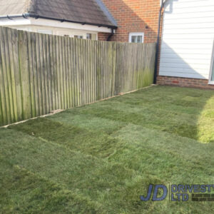 New Garden Lawn in Mersham, Kent