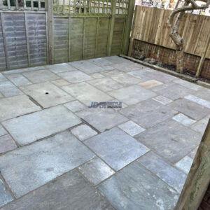 New Indian Sandstone Patio in Ashford, Kent