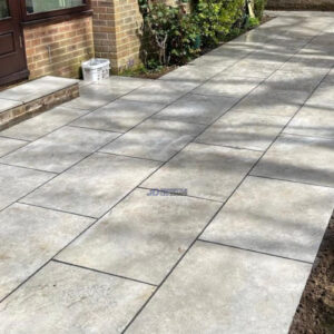 Porcelain Tiled Patio in Langton Green, Kent