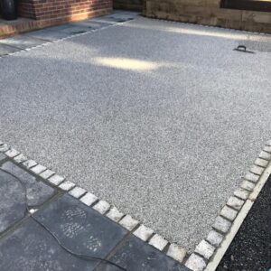 Resin Bound Driveway with Sandstone Footpath in Tunbridge Wells, Kent