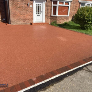 Resin Bound Driveway with Brick Border in Rye, Kent