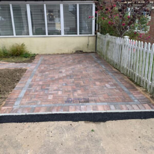 Small Block Paved Driveway with Pathway in Matfield, Tunbridge Wells