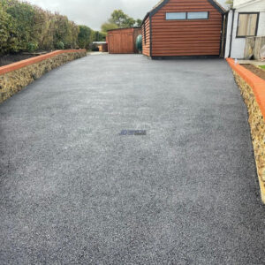 Tarmac Driveway with Brick Walls in Ashford, Kent