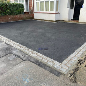 Tarmac Driveway with Cobble Sett Edge in Ramsgate, Kent