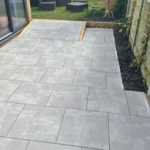 Porcelain Tiled Patio in Tunbridge Wells, Kent