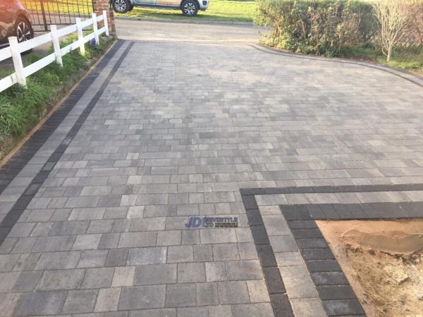 Tegula driveway in Acrise Place