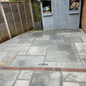 Indian Sandstone Patio Extension and Maintenance in Borough Green, Kent